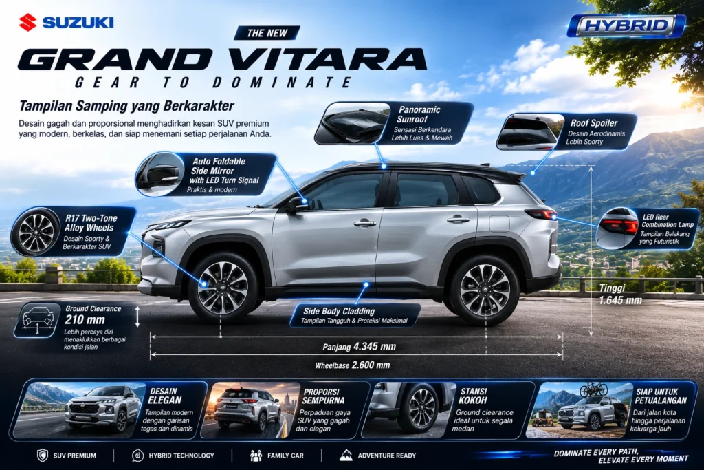 suzuki grand vitara tampak samping