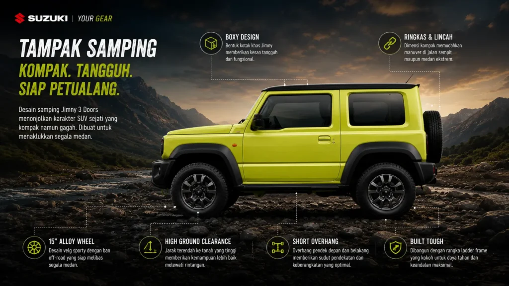 suzuki jimny tampak samping