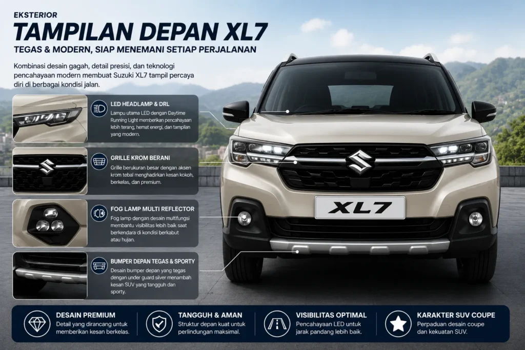 suzuki xl7 tampak depan