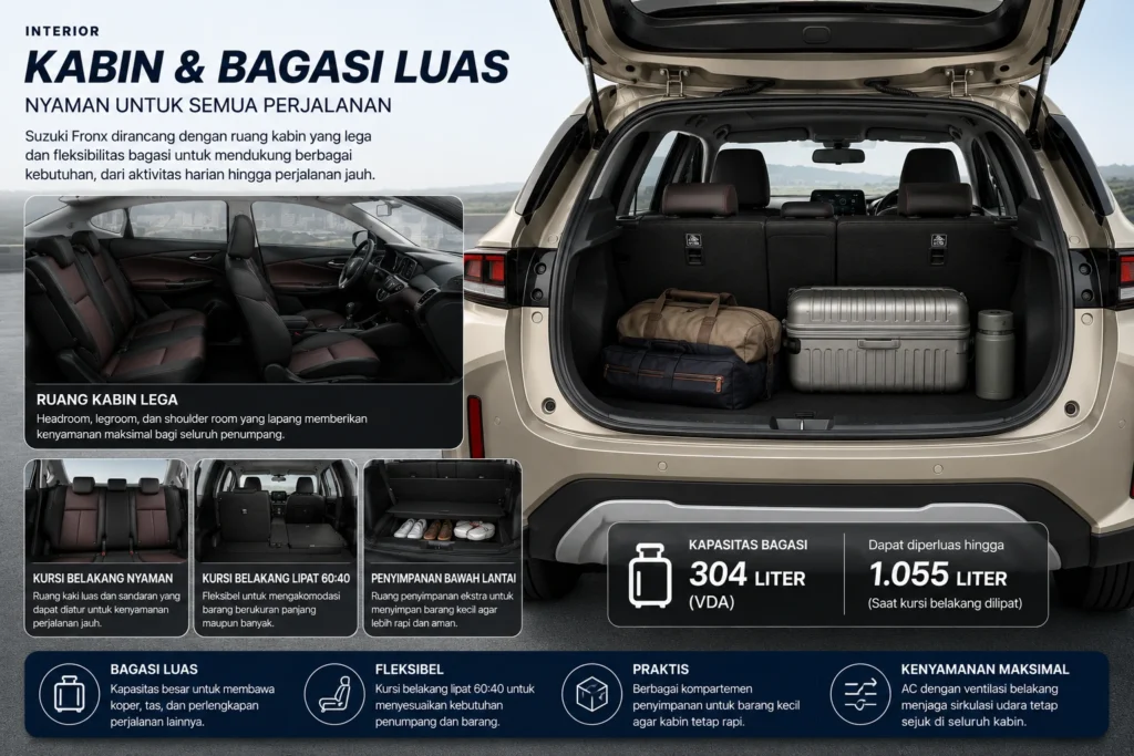 bagasi suzuki fronx