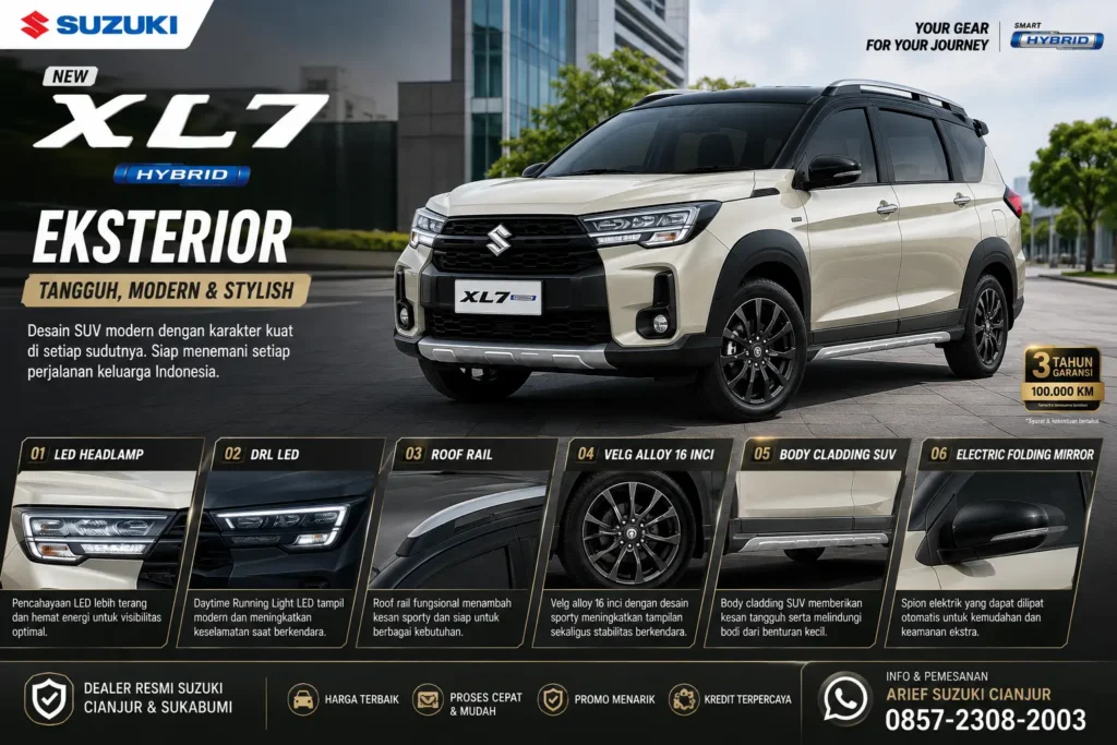 ekterior suzuki xl7 minor change