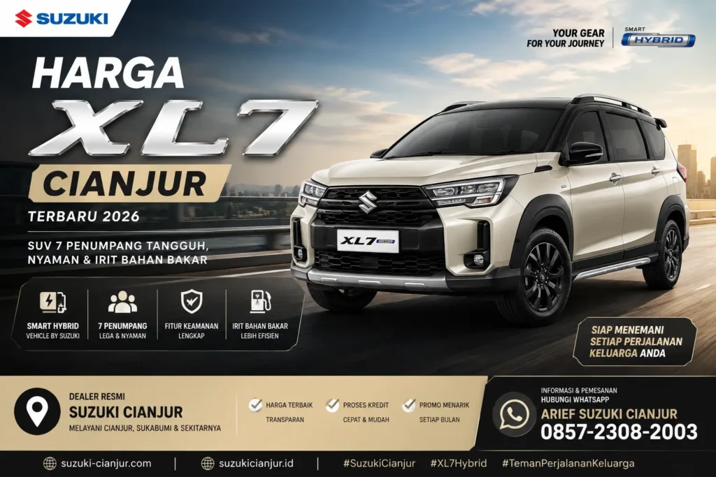 harga suzuki XL7 cianjur 2026