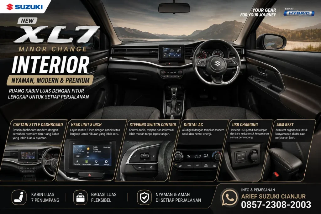interior suzuki xl7 minor change