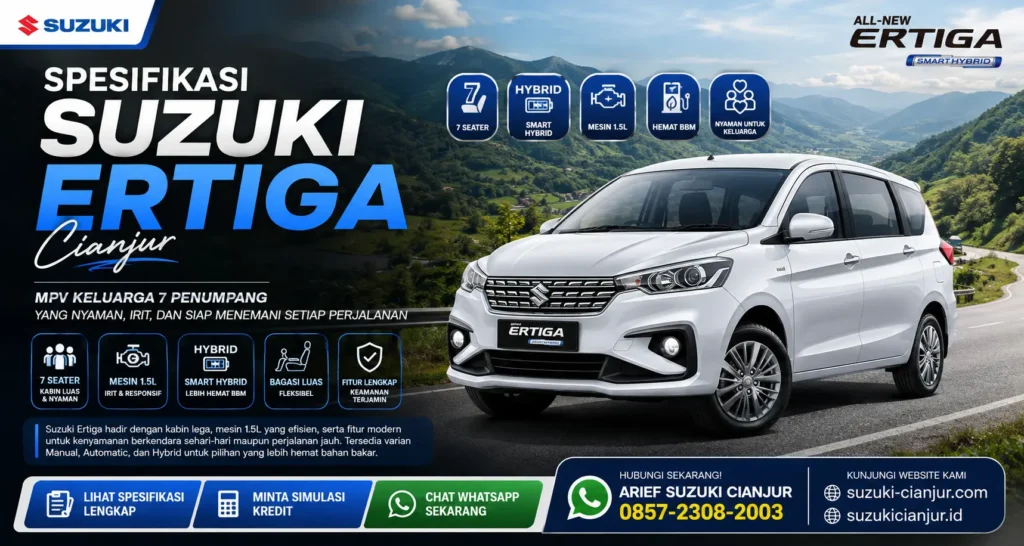 spesifikasi suzuki ertiga cianjur